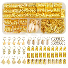 102 Pieces Dreadlocks Loc Hair Jewelry for Women Braids Hair, 20 Pieces Loc Jewelry Accessories for Braiding Hair, Big Braids Hair Rings for Dreadlocks