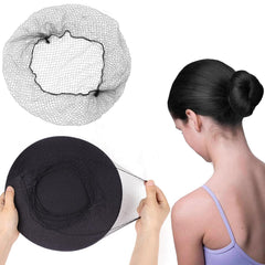 Hair Net 100Pcs 20Inch Packed Individually High Elastic Nylon Edge Invisible Hair Nets for Women Buns Food Service Dancer Cooking Wigs(100Pcs,Light Brown)
