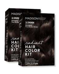 Madison Reed Radiant Hair Color Kit | 4.5NNN Darkest Brown with Warm Tones (Barletta Brown) 100% Maximum Gray Hair Coverage | Permanent Hair Dye for Resistant Grays | PPD-Free & Ammonia-Free |1 Pack