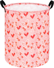 KUNRO Laundry Basket Nursery Hamper Kids Storage Bin Baby Toy Organizer Box Mother's Day Gift Basket for Room Decor
