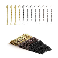 200Count bobby pins,Hair Styling Pins,Invisible Wave shape hair accessories,2.2 Inch bobby pins for women
