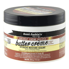 Aunt Jackie's Coconut Crème Recipes Curl Boss Coconut Curling Hair Gel for Natural Curls, Coils and Waves, 15 oz