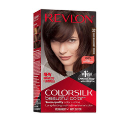 Revlon Colorsilk Beautiful Color Permanent Hair Color, Long-Lasting High-Definition Color, Shine & Silky Softness with 100% Gray Coverage, Ammonia Free, 054 Light Golden Brown, 1 Pack