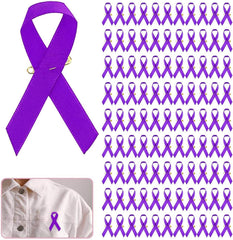 100 PCS Breast Cancer Awareness Pink Ribbon Pin Breast Cancer Gifts for Women Girls Charity Social & Public Event Public Welfare Party Supplies Memorials Activity