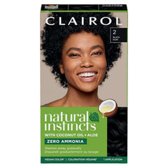 Clairol Natural Instincts Demi-Permanent Hair Dye, 3 Brown Black Hair Color, Pack of 1