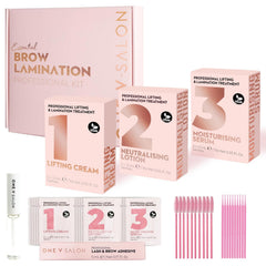 Essential Lash Lift & Brow Lamination Professional Kit – Instant Lift for Lashes & Brows – Vegan, Long-Lasting, Lash and Brow Lift Kit with Sachets, Tools (Multicolor-3)
