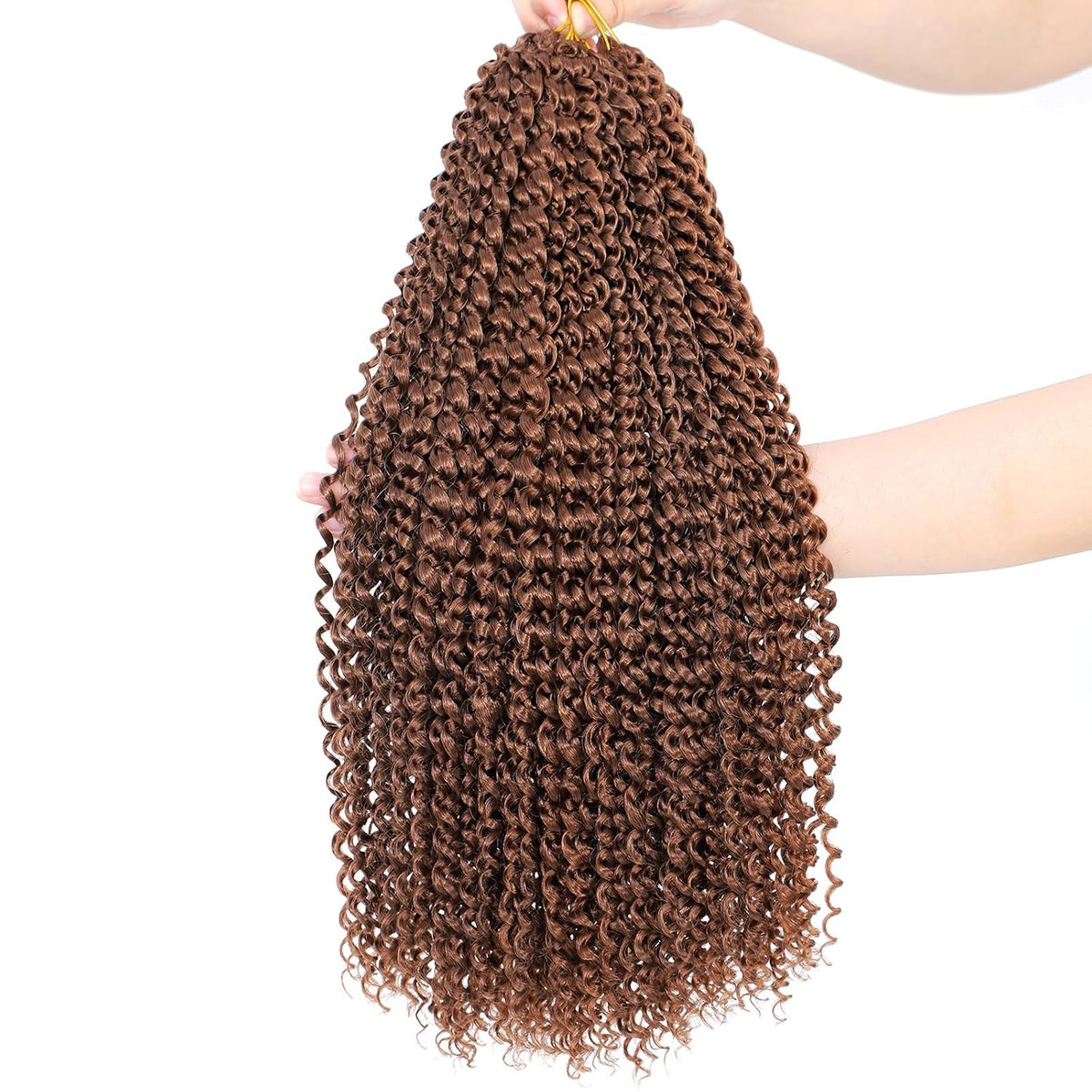 Dansama Passion Twist Hair Water Wave Crochet Hair for Black Women, Long Bohemian Braiding Hair for Boho Locs, Faux Locs, Butterfly Style Crochet Braids Hair Extensions (18inch, 1B, Economy Pack)