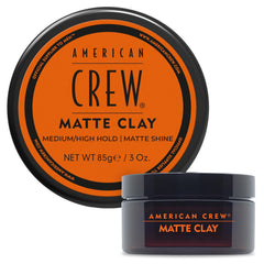 American Crew Men's Hair Matte Clay (OLD VERSION), Like Hair Gel with Medium/High Hold, 3 Oz (Pack of 1)