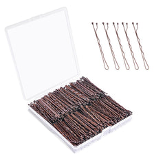 Bobby Pins 360 Pcs Brown Blonde Black Hair, 2 Inch Premium Secure Hold, Bulk with Storage Box, Women & Girls Styling