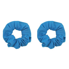 Set of 2 Solid Scrunchies (White)