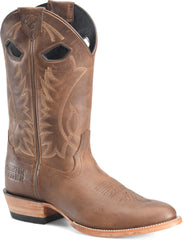 PHANTOM RIDER Mens 11" Roper Boot - Leather Western Footwear for Men, Durable Cowboy Style, Comfortable Fit, Classic Design Western Boot