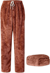 SANGTREE Men's Fleece Pajama Pants - Thick Plush Fuzzy Sleepwear