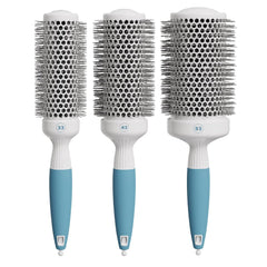 Medium Round Brushing Brush - Ceramic Hair Brush for a Smooth Salon Style Look - Professional Brushing Brush Ideal for All Hair Types - 43 mm