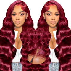 Chocolate Brown Lace Front Wig Human Hair 7x5 Brown Loose Deep Wave Wig 200% Density Brown Human Hair Wig 24 Inch Glueless Wigs Human Hair Pre Plucked Pre Cut #4 Dark Brown Wigs for Black Women