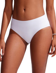CRZ YOGA Bikini Bottoms for Women Mid Rise Full Coverage Bathing Suit Swimsuit Basic Swim Briefs