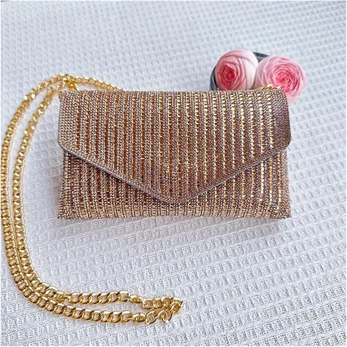 Evening Bag Rhinestone Purse Hand Bags For Women Handbags Chain Silver Purse Party Bags