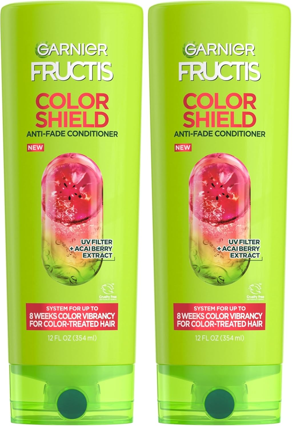 Garnier Fructis Color Shield Anti-Fade Conditioner for Color Treated Hair, 12 Fl Oz, 1 Count (Packaging May Vary)