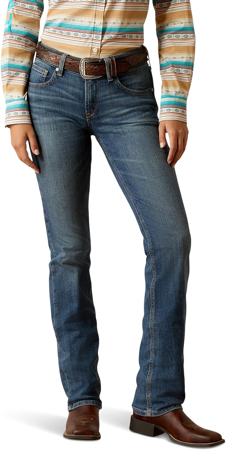 ARIAT Womens Perfect Rise Abigail Straight Leg Jeans