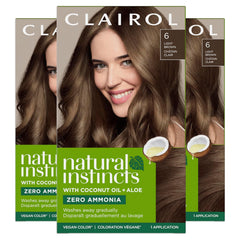 Clairol Natural Instincts Demi-Permanent Hair Dye, 5 Medium Brown Hair Color, Pack of 1