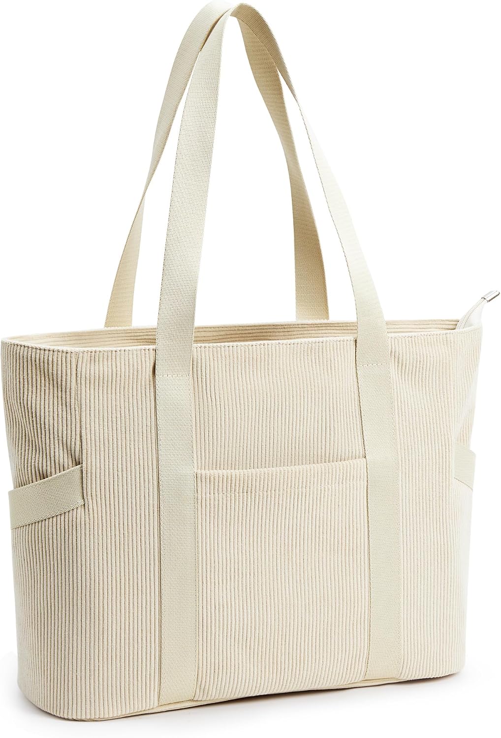 Tote Bag for Women with Zipper, Travel Tote Bags with Compartments Large Shoulder Bag Handbag for Gym Work School
