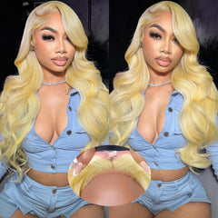 Body Wave Glueless Wigs Human Hair Pre Plucked Pre Cut for Beginners 5x5 HD Lace Closure Wigs Human Hair Body Wave Lace Front Wigs No Glue 3 Seconds to Wear Glueless Wig 24 Inch Natural Color