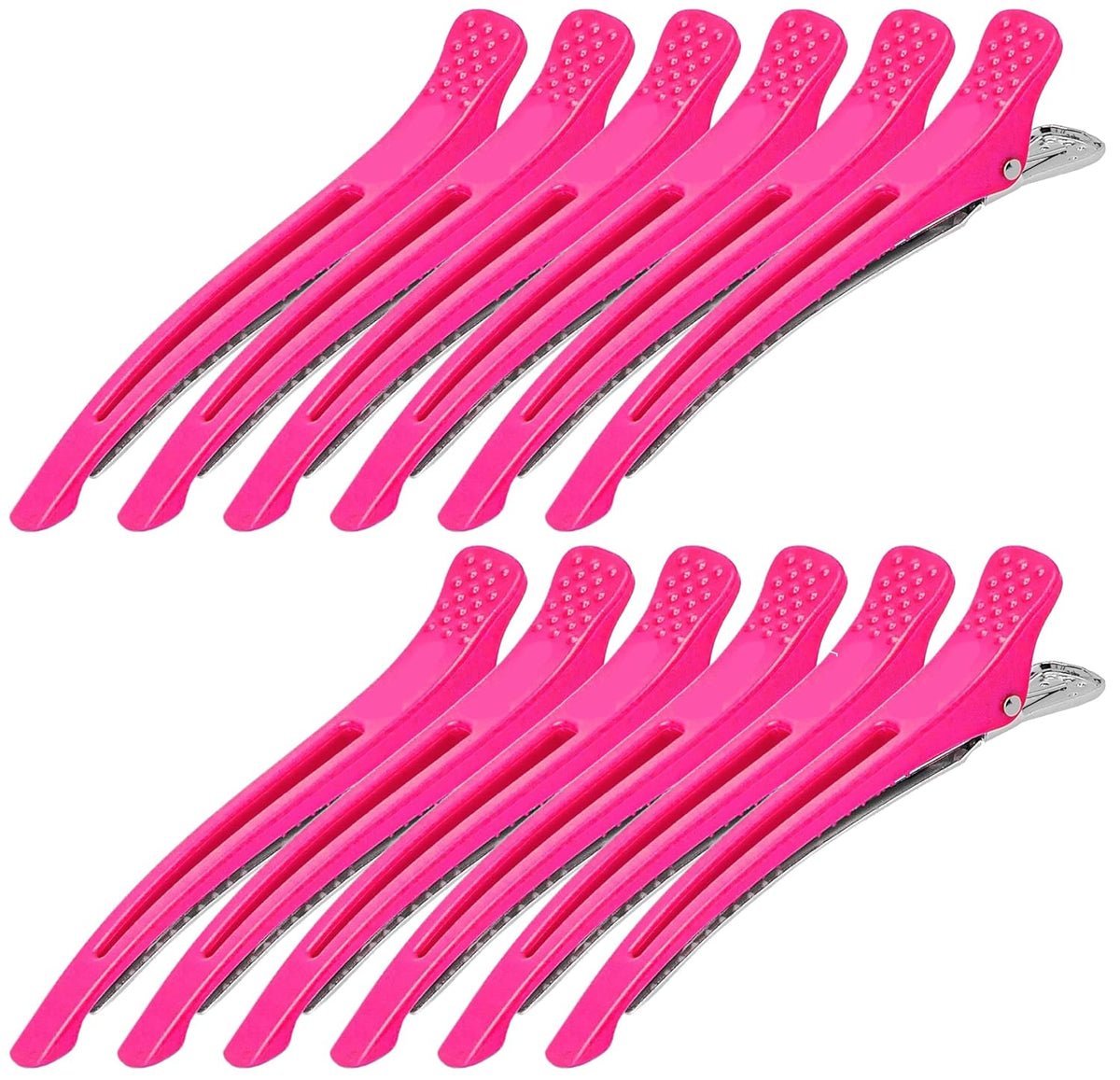 Hair Duck Clips for Styling Sectioning,12Pcs Professional Duck Bill for Cutting,Rollers,Salon,Hairdresser, Women