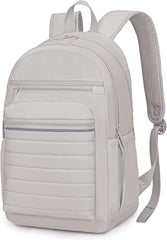KEOFID Travel Backpack for Women, Womens Work Backpacks, Backpack Purse, Back pack for College Girls, Carry-On Travel Backpacks,Pink Bookbag (Light Pink)