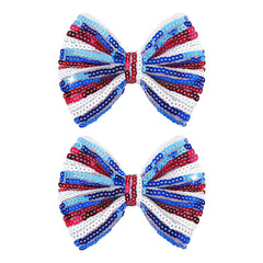 Cute Hair Clips for Thin Hair Baseball Bows for Toddler Girls Football Accessories Glitter Bows for Girls Gifts for Women Big Hair Clips
