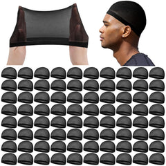 Ramede 20 Pcs Stocking Wave Cap for Men Adult Stretchy Nylon Skull Wave Lightweight Beanie Caps Waves for Man Women