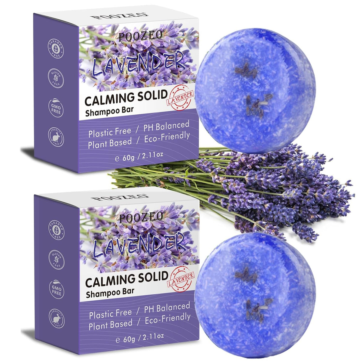 2 Pack Rosemary Hair Shampoo Bar,Deep Cleansing for Scalp Hair Loss Shampoo Soap,Organic Hair Oil Control,Solid Shampoo for Hair Growth, Refreshing and Hydrating Soap for Stocking Stuffers Women Gifts