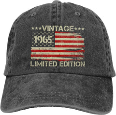 60th Birthday Gifts for Men Women Vintage 1965 Hat Cool 60th Birthday Gifts