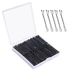 Bobby Pins 360 Pcs Brown Blonde Black Hair, 2 Inch Premium Secure Hold, Bulk with Storage Box, Women & Girls Styling
