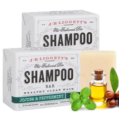 J·R·LIGGETT'S Shampoo Bar - Original Formula, All Natural Solid Bar Shampoo for Hair with Coconut Oil & Castor Oil, Sulfate Free, GMO Free, Gentle Lather and Refreshing, 3.5 oz - 1 Pack