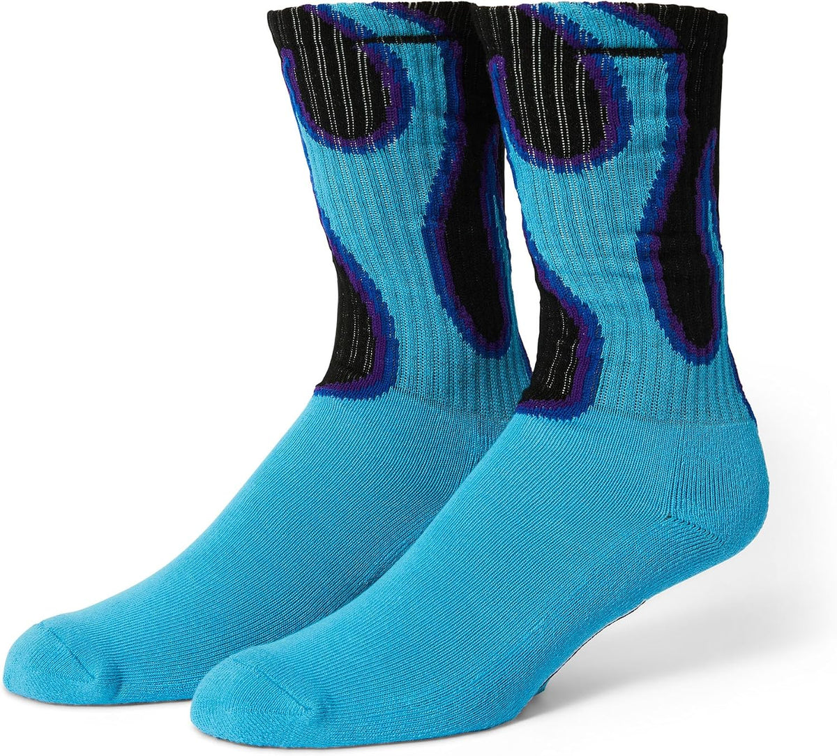 HUF Exhaust Crew Sock |Comfortable Socks for Men, Durable Streetwear Footwear for Casual Wear, Sports & Outdoor Activities