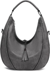 Women Hobo Bags Oversized Leather Handbags PU Crossbody Shoulder Totes Winter Stylish Purses
