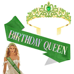 Birthday Sash for Women,Birthday Crown,Tiaras for Women,Birthday Queen Sash,Birthday Sash and Crown,Birthday Tiara for Women,Birthday Crowns for Women,Birthday Headband Decorations for Women