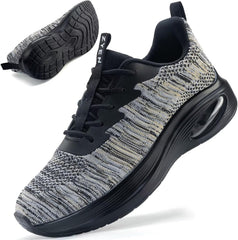 ZYEN Wide Toe Box Shoes Women Air Cushion Road Running Shoes Extra Wide Width Sneakers Arch Support Gym Athletic Tennis Sneakers Lightweight Breathable Walking Shoes