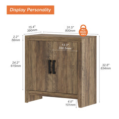WAMPAT Farmhouse Buffet Cabinet , Versatile Sideboard for Kitchen, Dining & Living Room