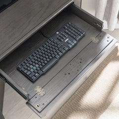 Grey Corner 1 Drawer Metal Computer/Writing Desk