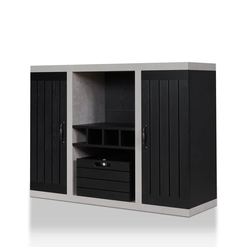 Furniture of America Xole 47-in. Rustic 7-shelf Dining Buffet, Sideboard for Dining Room