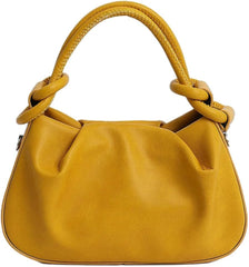 2025 Handle Cloud Bag Women’s PU Leather Hobo Purse with Detachable Strap Magnetic Small Crossbody Shoulder Bag