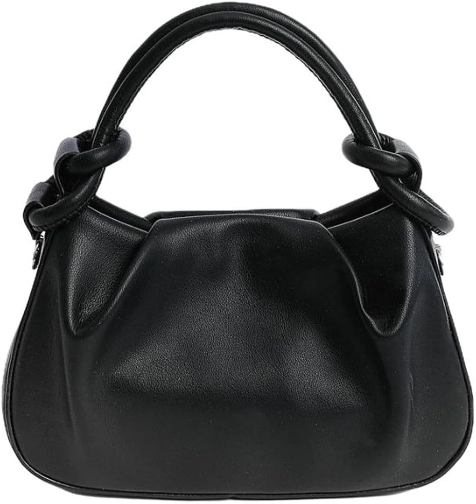 2025 Handle Cloud Bag Women’s PU Leather Hobo Purse with Detachable Strap Magnetic Small Crossbody Shoulder Bag