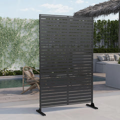 Outdoor Free Standing Metal Privacy Screen
