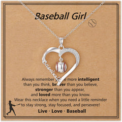 Volleyball/Softball/Basketball/Baseball Necklace Gifts for Girls, Sport Accessories Birthday Christmas Jewelry for Her 16+3 Inches