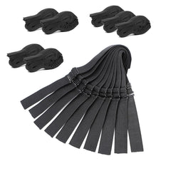 Adjustable Straps For Wigs And Making Wigs，Adjustable Wig Bands (Black, 1‘’ x 6pcs)