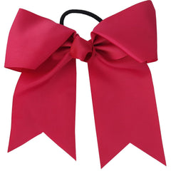 Jumbo Bow Pony with Tails (Pink)