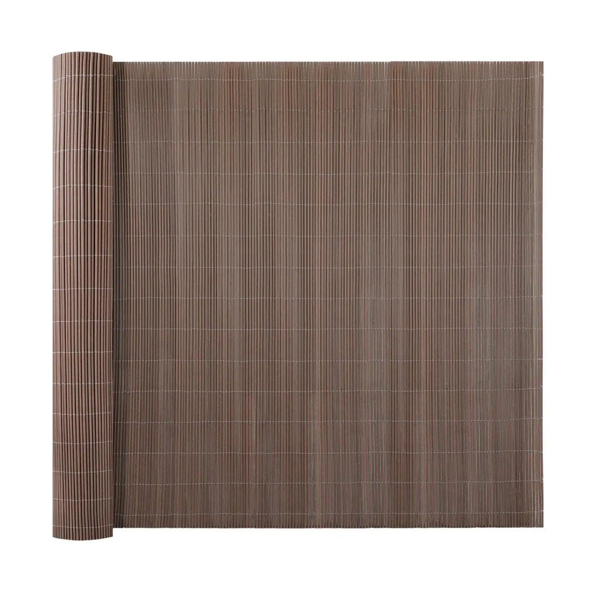6 ft H x 8 ft W All-Weather Synthetic Bamboo Fence Panel, PVC