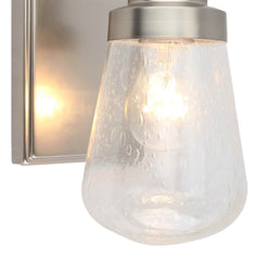 1 Light Vanity lighting in Brushed Nickel Finish
