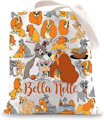 BWWKTOP Lady Dog Crossbody Bag Tramp Fans Gift Bella Notte Shoulder Bag Lady & Tramp Merchandise (Bella Notte BG)