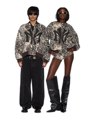 MOWALOLA BOMBER CHEETAH TRASHED